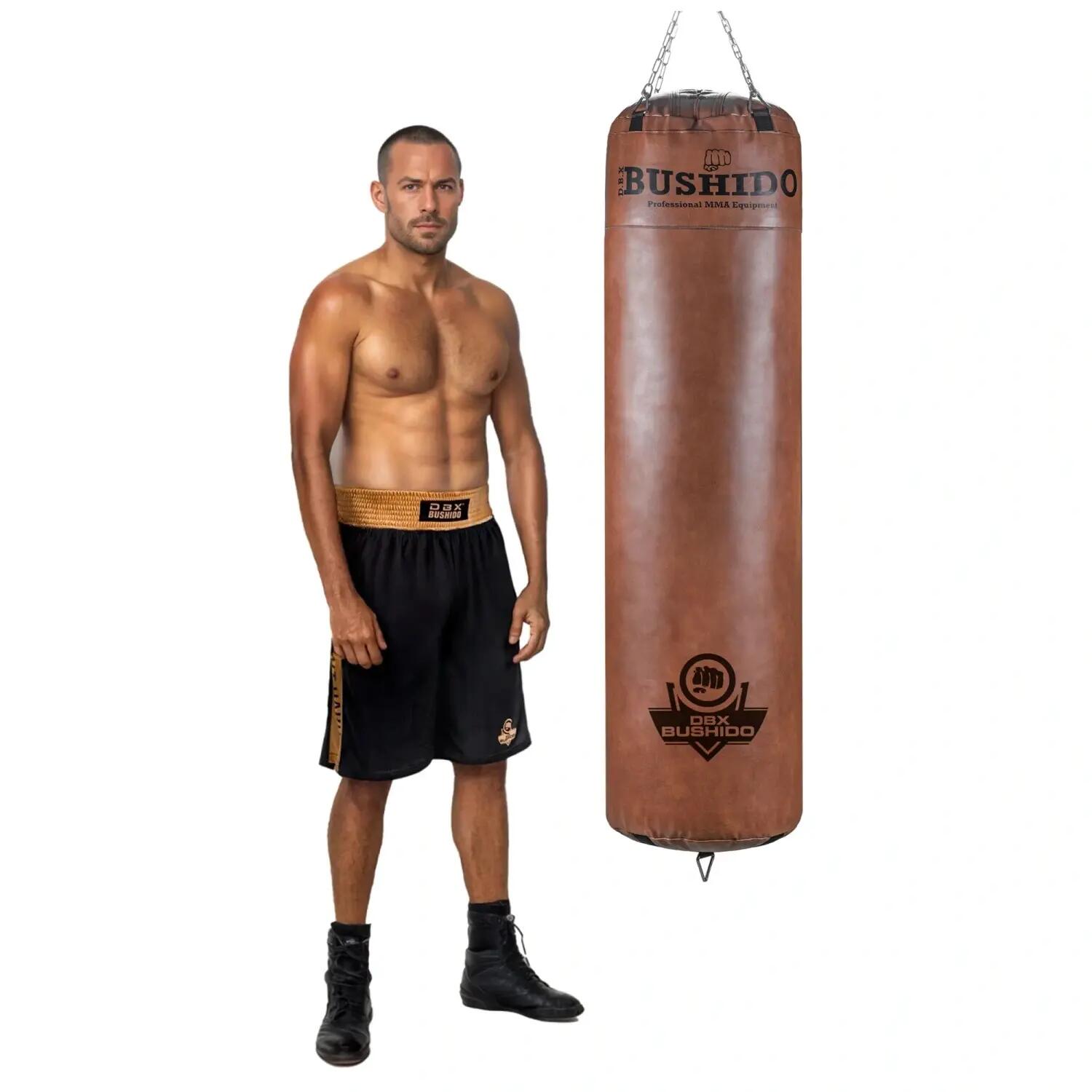 Worek bokserski treningowy 150cm 50kg RETRO brązowy - Spartan | DBX Bushido 2/7
