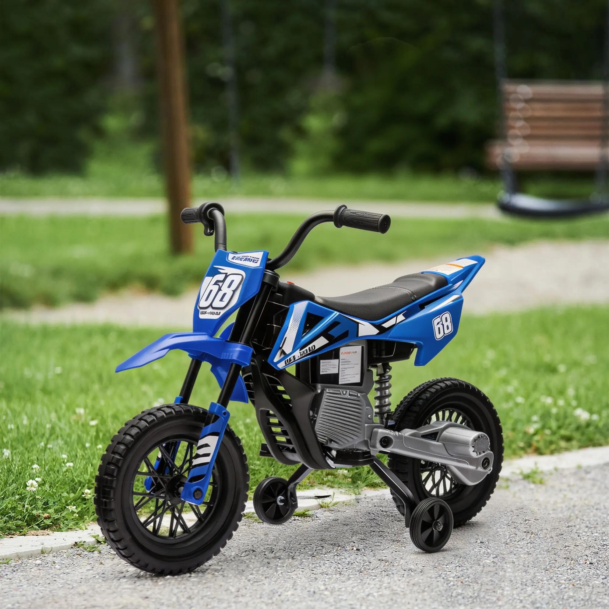 Moto Eléctrica Infantil AIYAPLAY 109.5x60x72.5 cm Azul 2/4