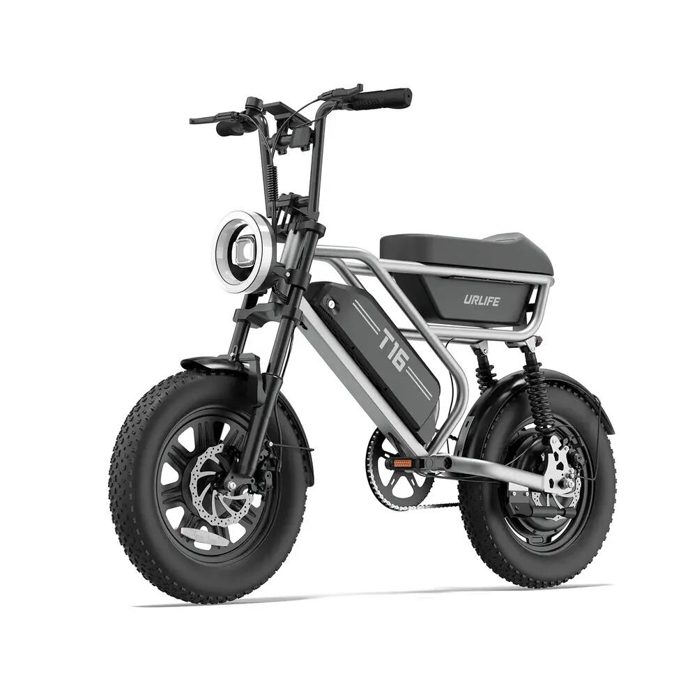 Adult E-bike URLIFE T16, 250W, 48V 13Ah Battery, 16" Fat Tyres 2/10