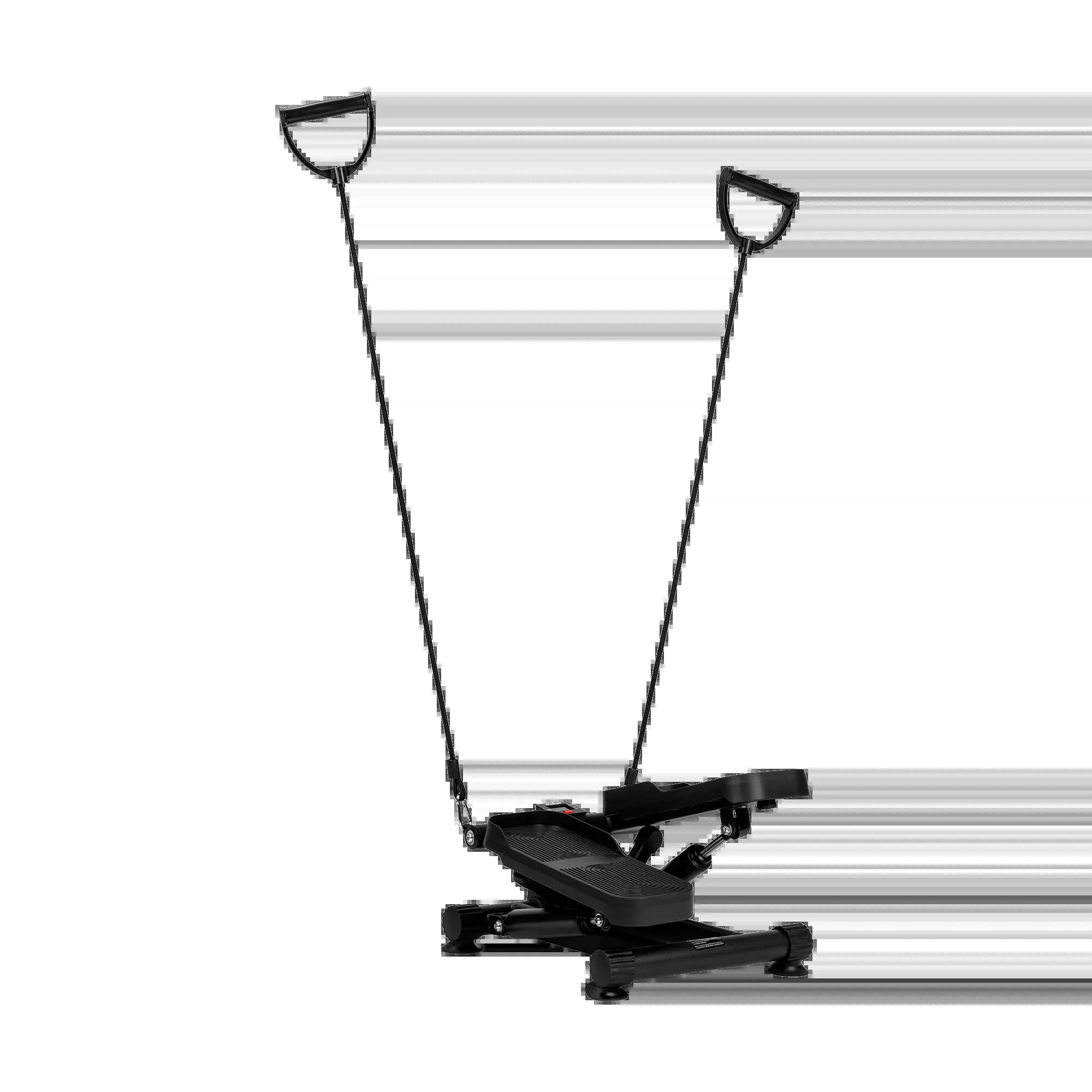 Mini stepper 2w1 monitor LCD taśmy oporowe do treningu nóg i rąk Rebel 7/7