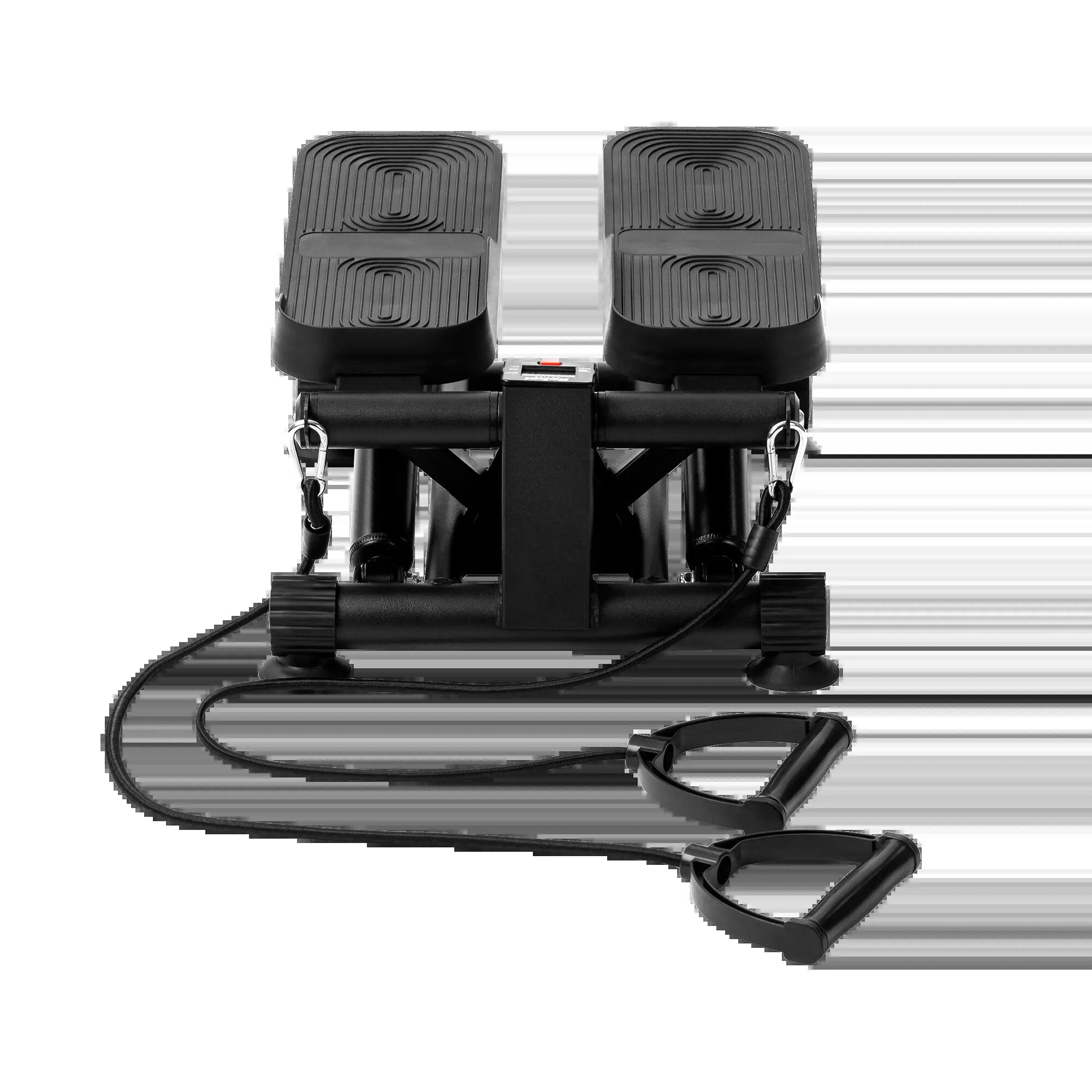 Mini stepper 2w1 monitor LCD taśmy oporowe do treningu nóg i rąk Rebel 4/7