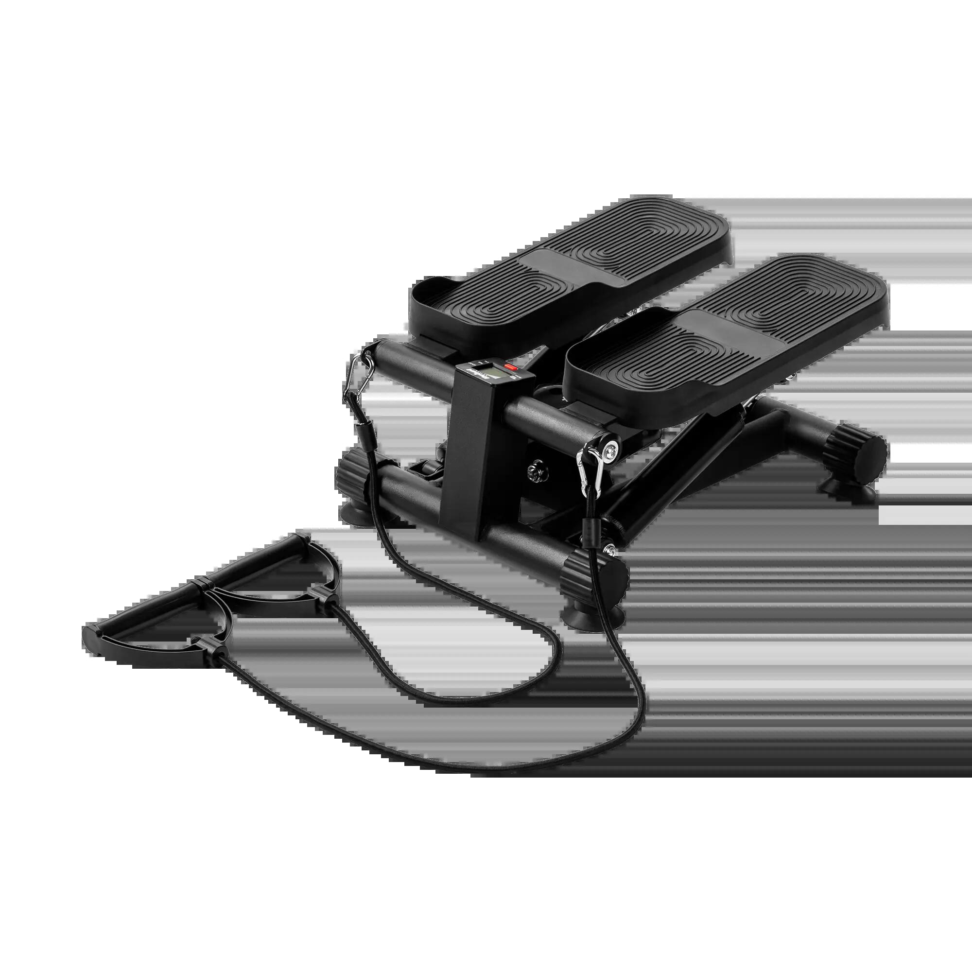 Mini stepper 2w1 monitor LCD taśmy oporowe do treningu nóg i rąk Rebel 2/7