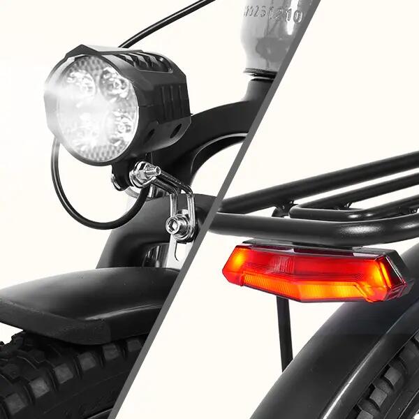 Bicicletta Elettrica ESKUTE C202｜Batteria al litio 48V 17.5Ah｜Pneumatico 26" 3/6