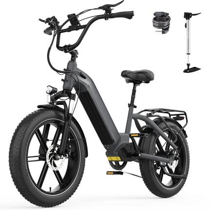 Vélo électrique Fat Bike ECO R6 20x4.0, batterie 48V