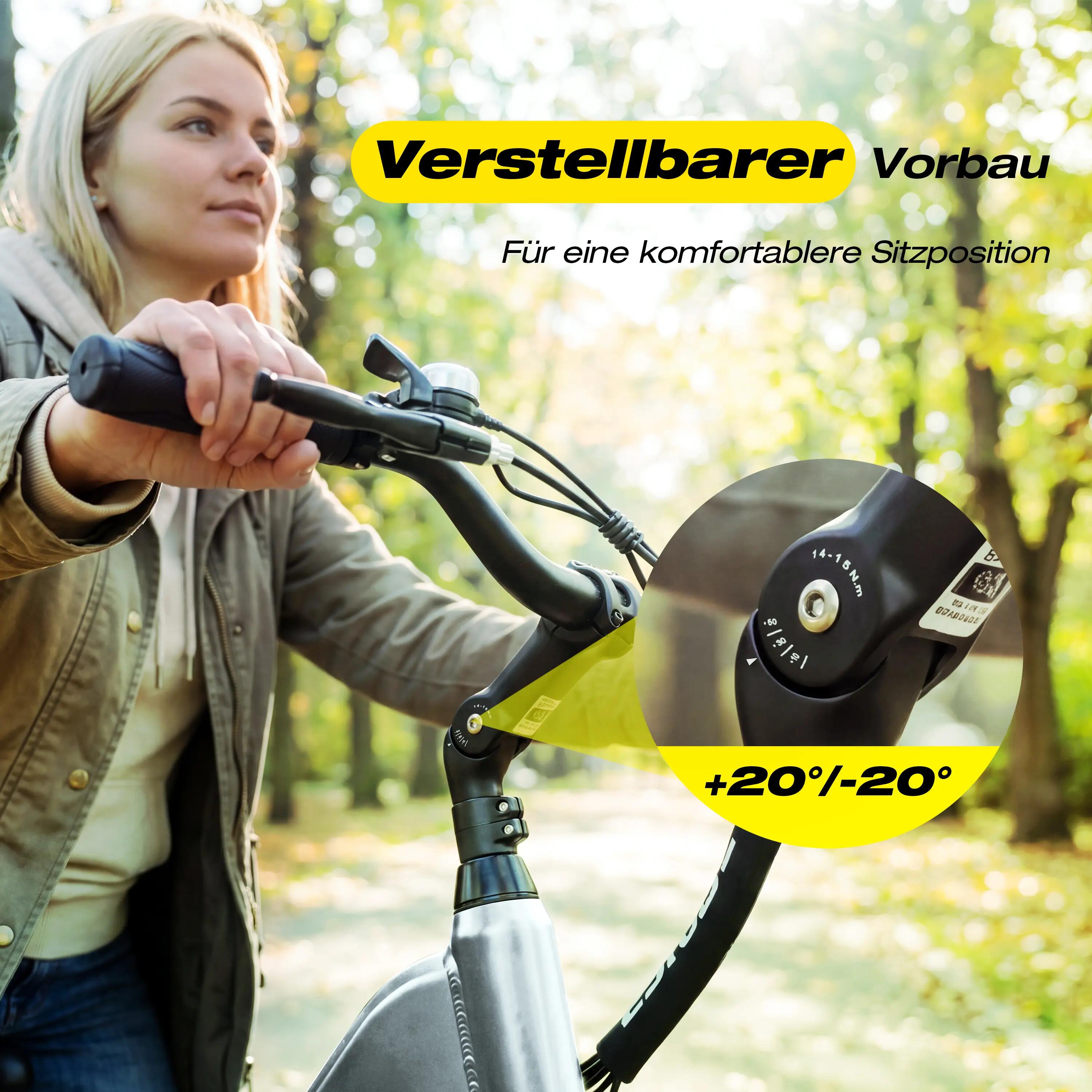 Bicicleta Eléctrica ESKUTE C202｜Batería de litio 48V 17.5Ah｜Neumático 26" 5/6