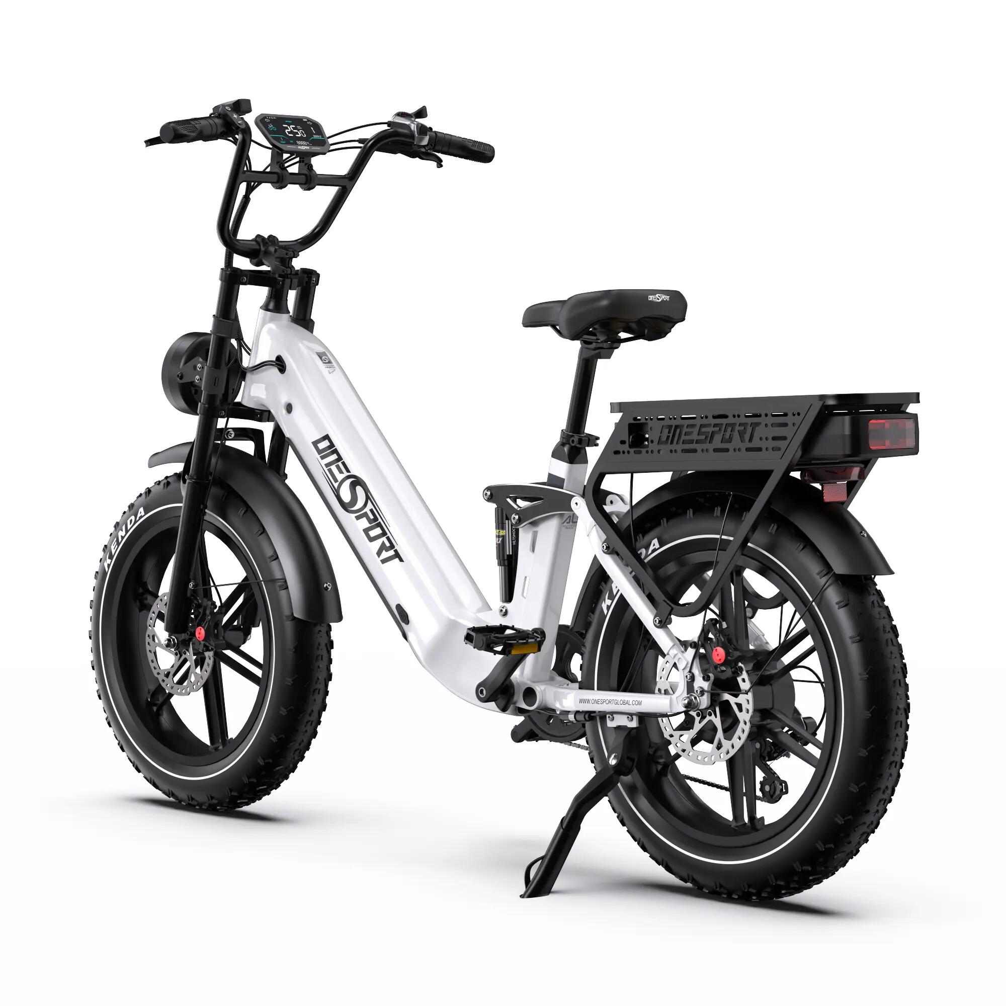 E-Bike für Erwachsene ONESPORT OT08 Pro Doppelakku 190km Reichweite 5/7