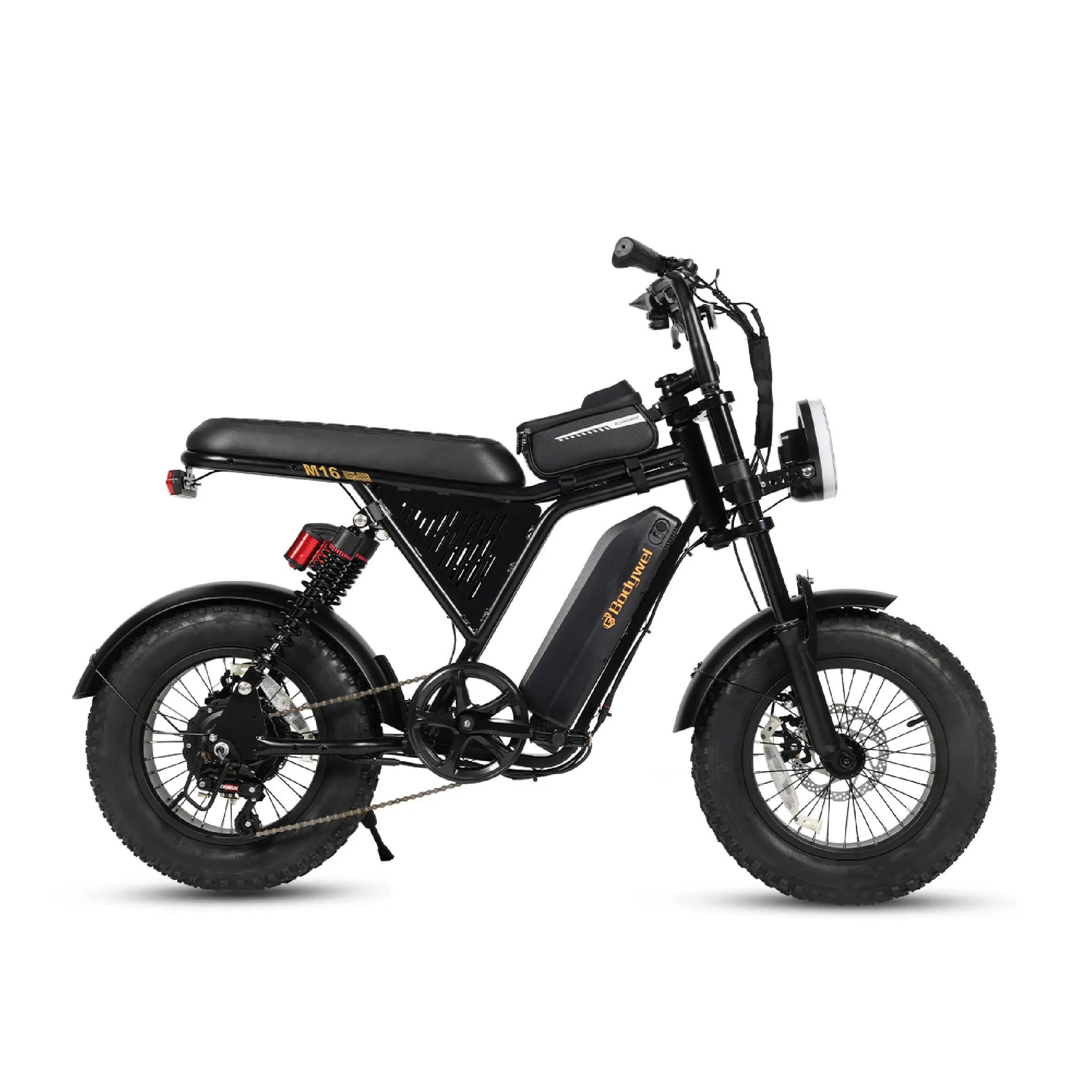 Bicicletta elettrica per adulti Bodywel M16Pro batteria 48V 15Ah motore 250W 2/14