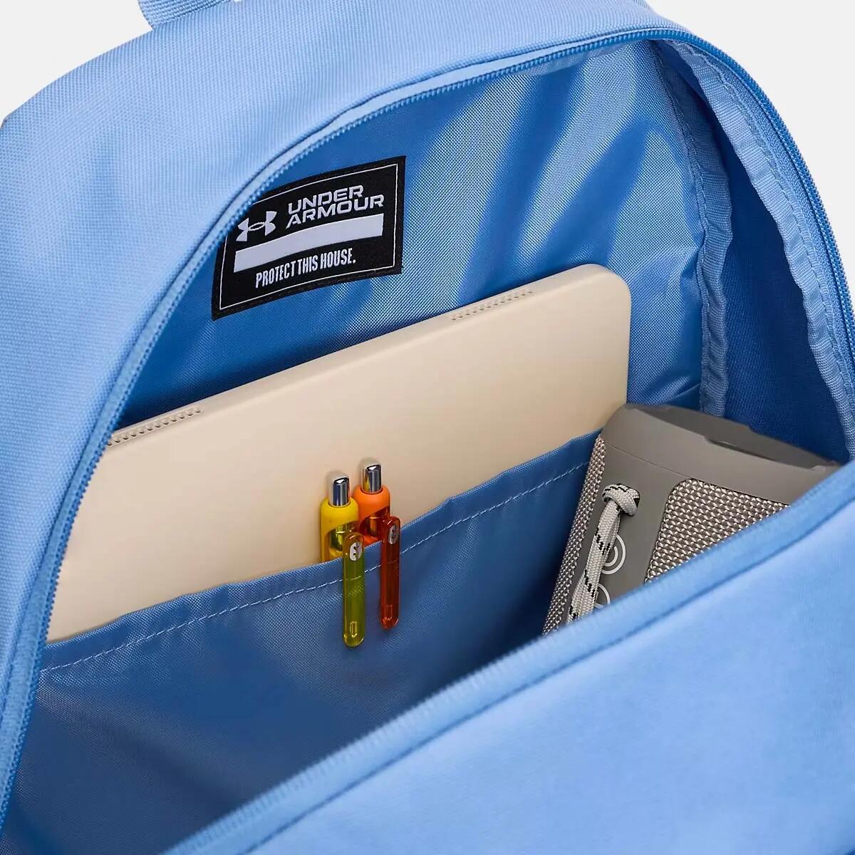 Mochila desportiva UA Hustle Lite azul-celeste 26,5 L 4/4
