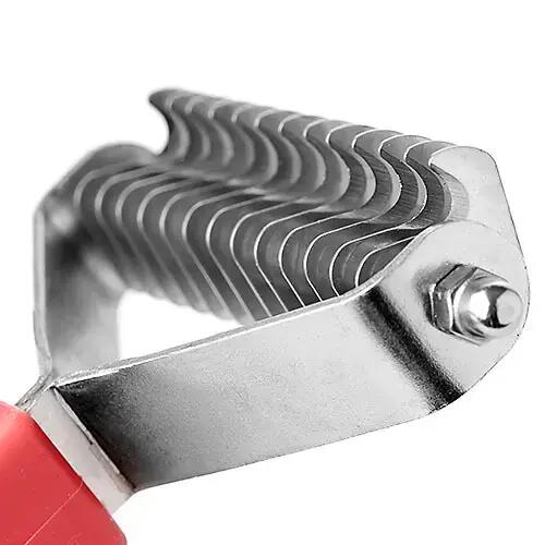 Krótki grzebień do pielęgnacji zębów Lexhis Soft Line 2/2