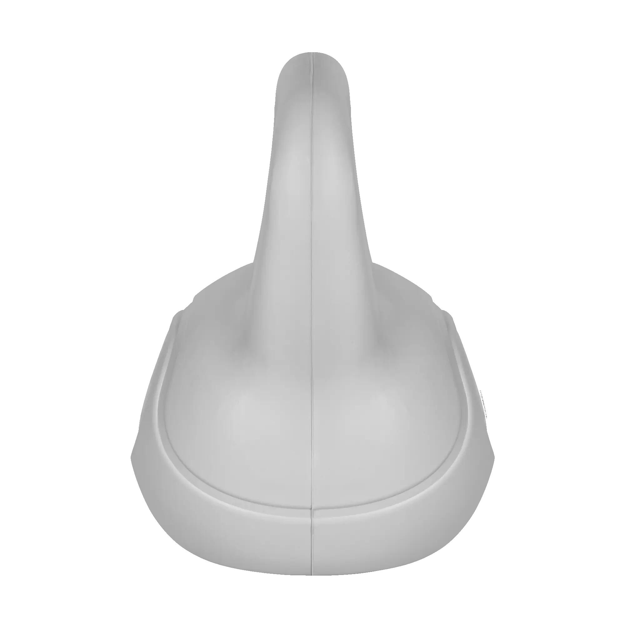 Kettlebell 10kg grau Kettle Hantel Übung Ball ABS Rebel 3/5
