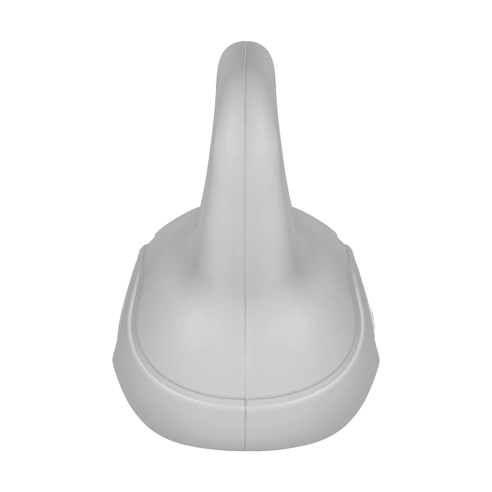 Kettlebell 8kg grau Kettle Hantel Übung Ball ABS Rebel 3/5