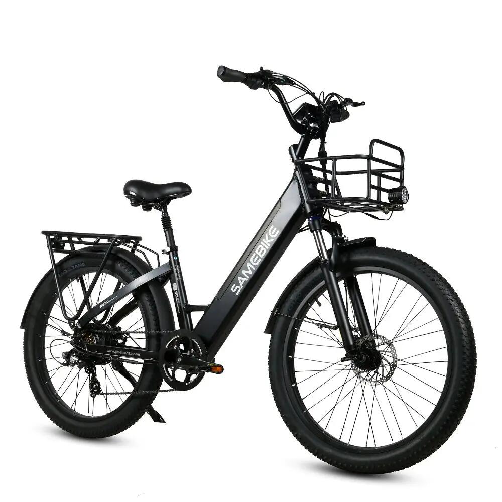 Bicicleta elétrica City Cycling Unissexo 48V 14Ah Shimano 7v Disc RS-A01 Plus 3/7