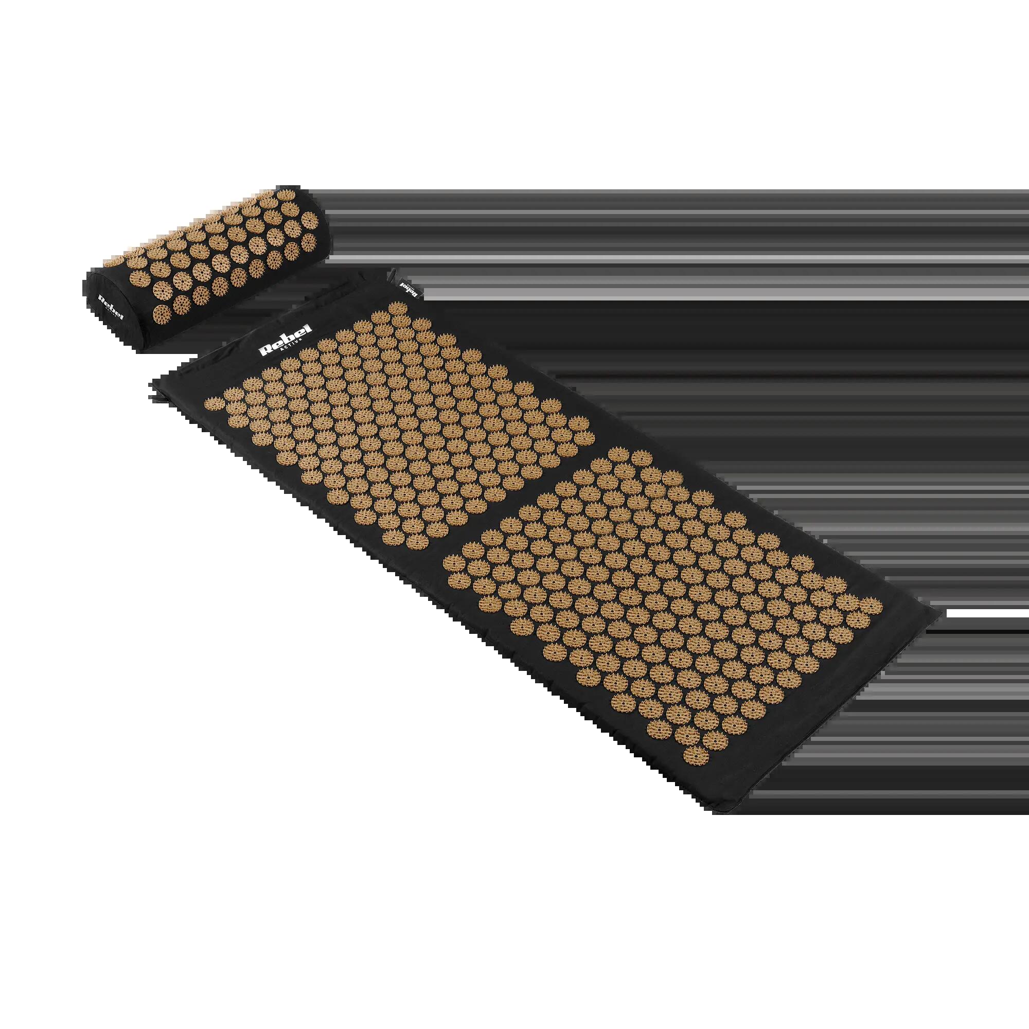Mata zdrowotna do akupresury z kolcami zestaw z poduszką Rebel 110x42cm 2/7