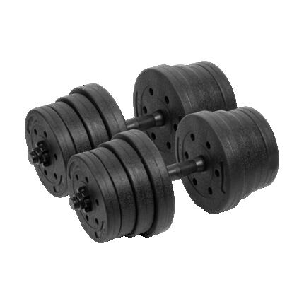 Hantle bitumiczne regulowane 2x15kg Rebel zestaw solidne