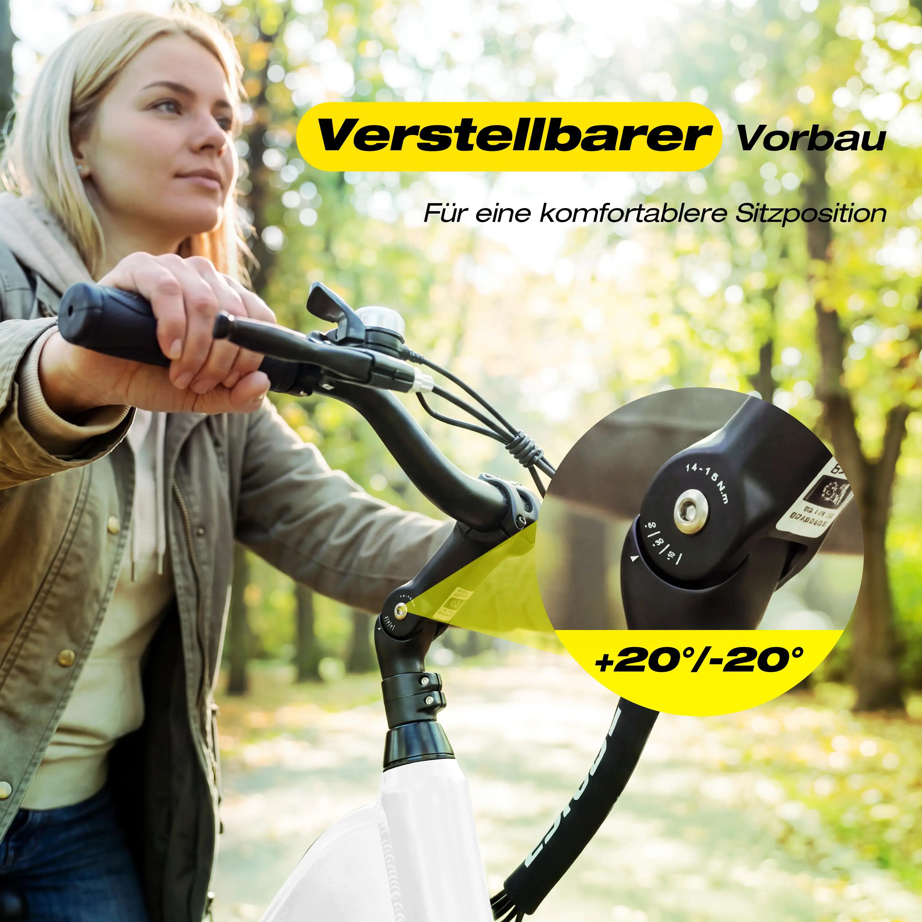 Bicicletta Elettrica ESKUTE C202｜Batteria al litio 48V 17.5Ah｜Pneumatico 26" 5/6