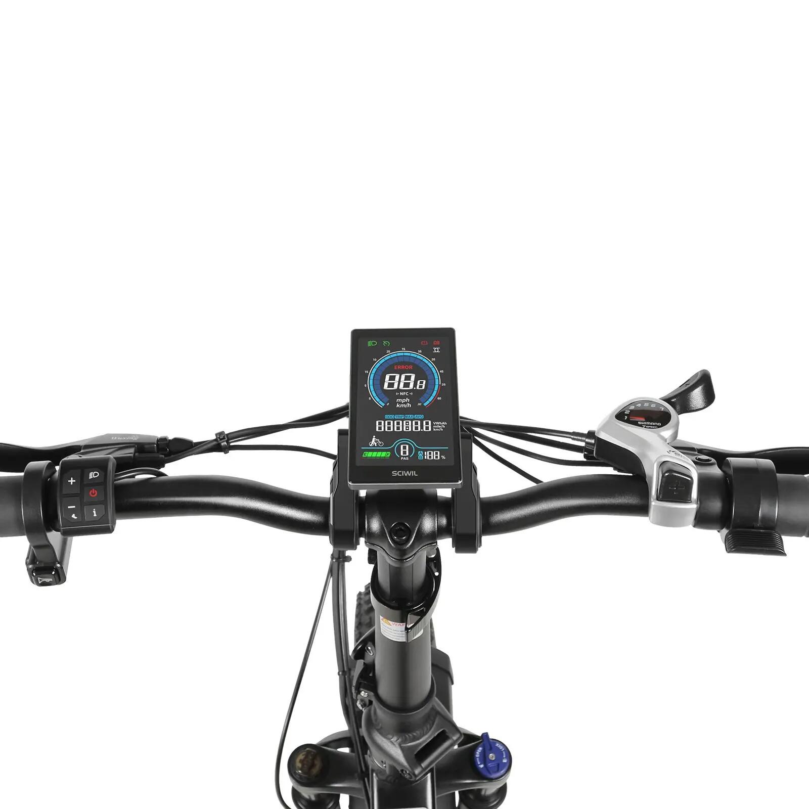 Unisex elektrische vouwfiets NFC 48V 13Ah Shimano 7v LOTDM200-II 4/7