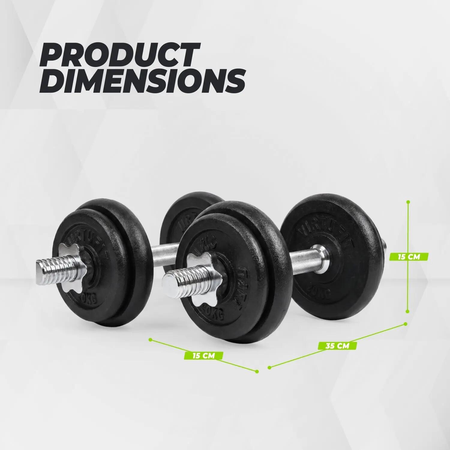 Set d'haltères réglables Pro - 2 x 10 kg 7/7