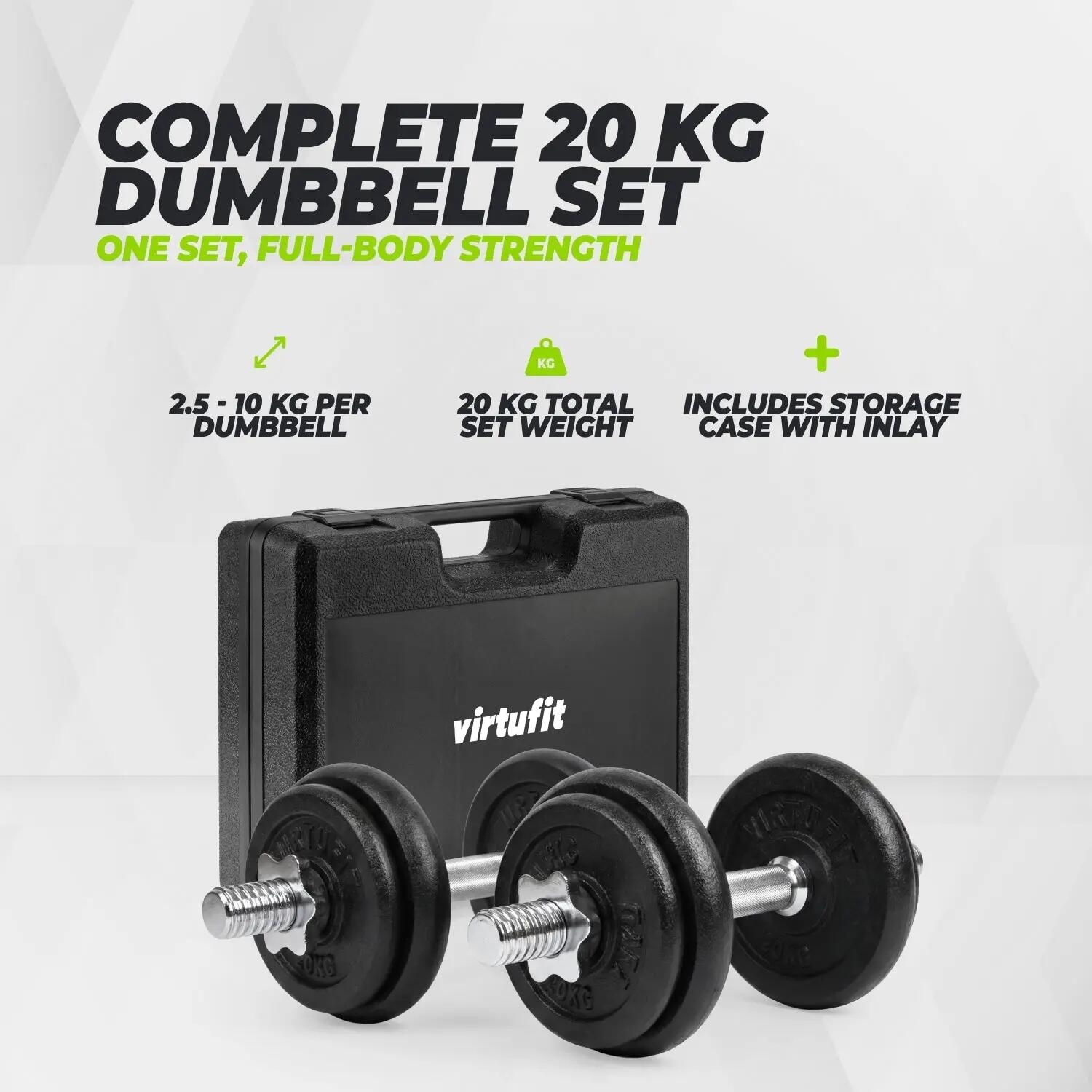 Set d'haltères réglables Pro - 2 x 10 kg 6/7