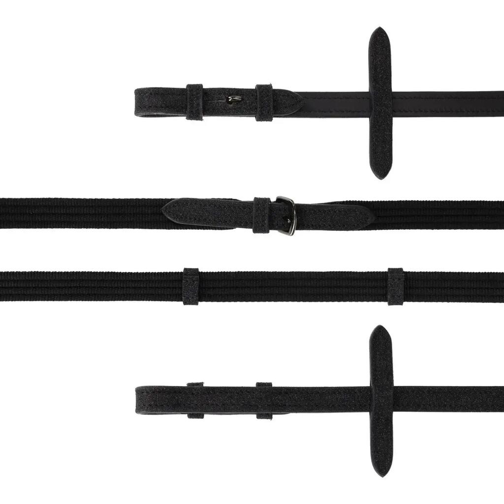 Reins for horses QHP Web Glitter