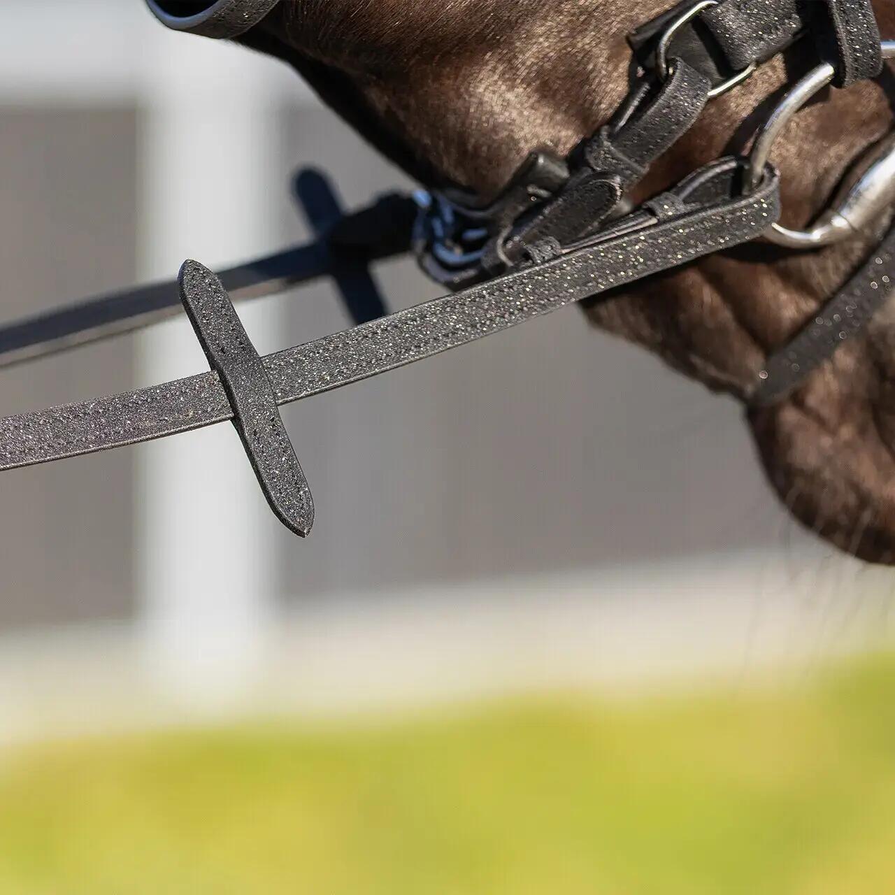 Reins for horses QHP Web Glitter 2/3