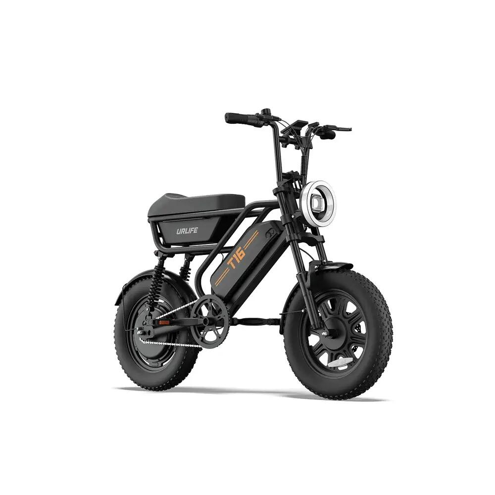 Adult E-bike URLIFE T16, 250W, 48V 13Ah Battery, 16" Fat Tyres 4/11