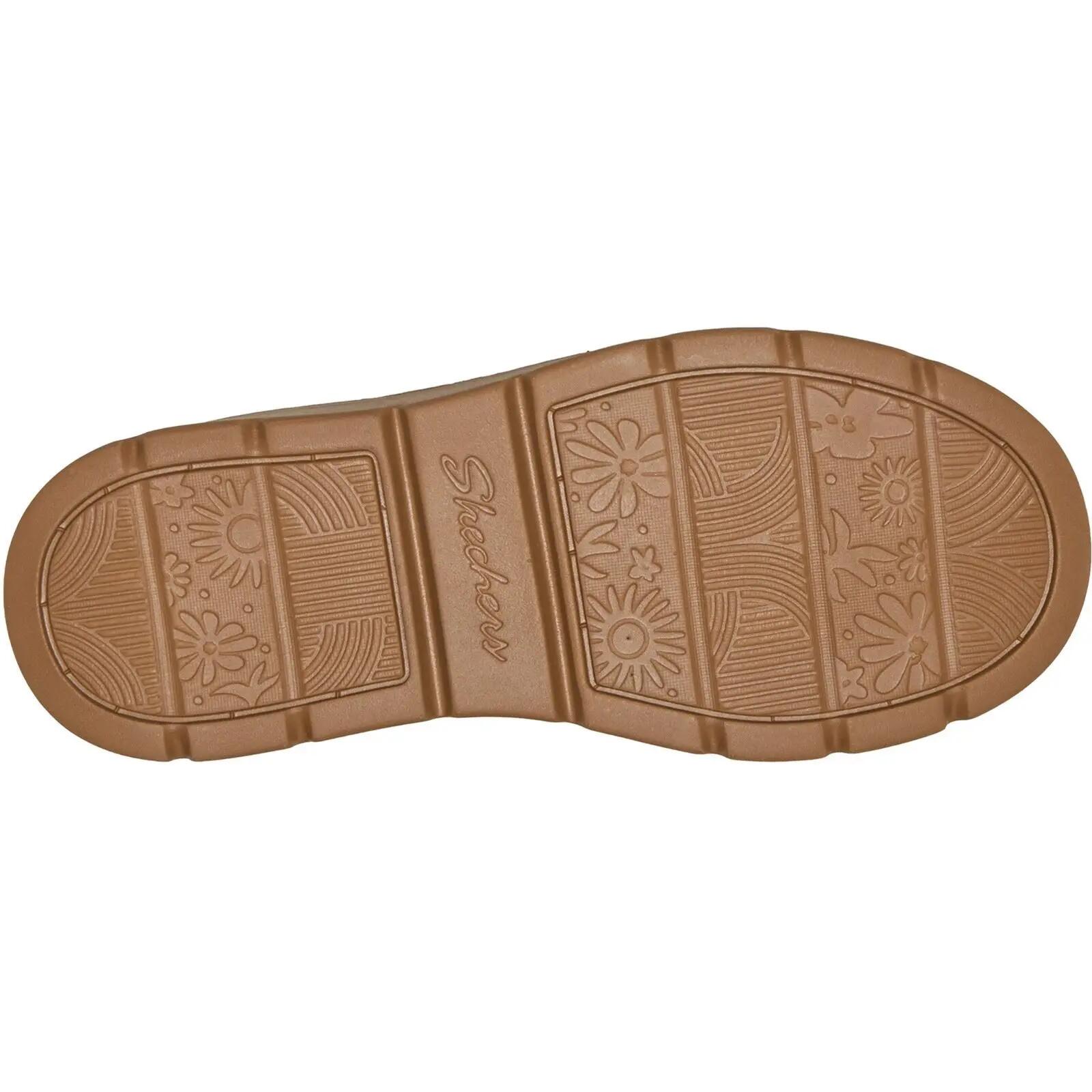 Skechers Keepsakes Cozy Cascade Leather Women's Chestnut Slippers 2/4