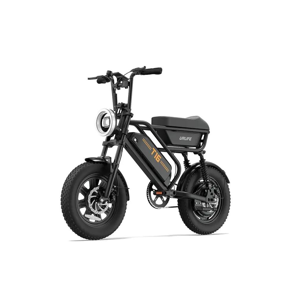 Adult E-bike URLIFE T16, 250W, 48V 13Ah Battery, 16" Fat Tyres 3/11