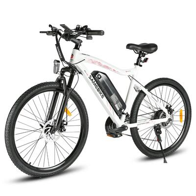 Unisex volwassene city e-bike 36v 13ah shimano 21 speed disc usb lcd led sy26-ii