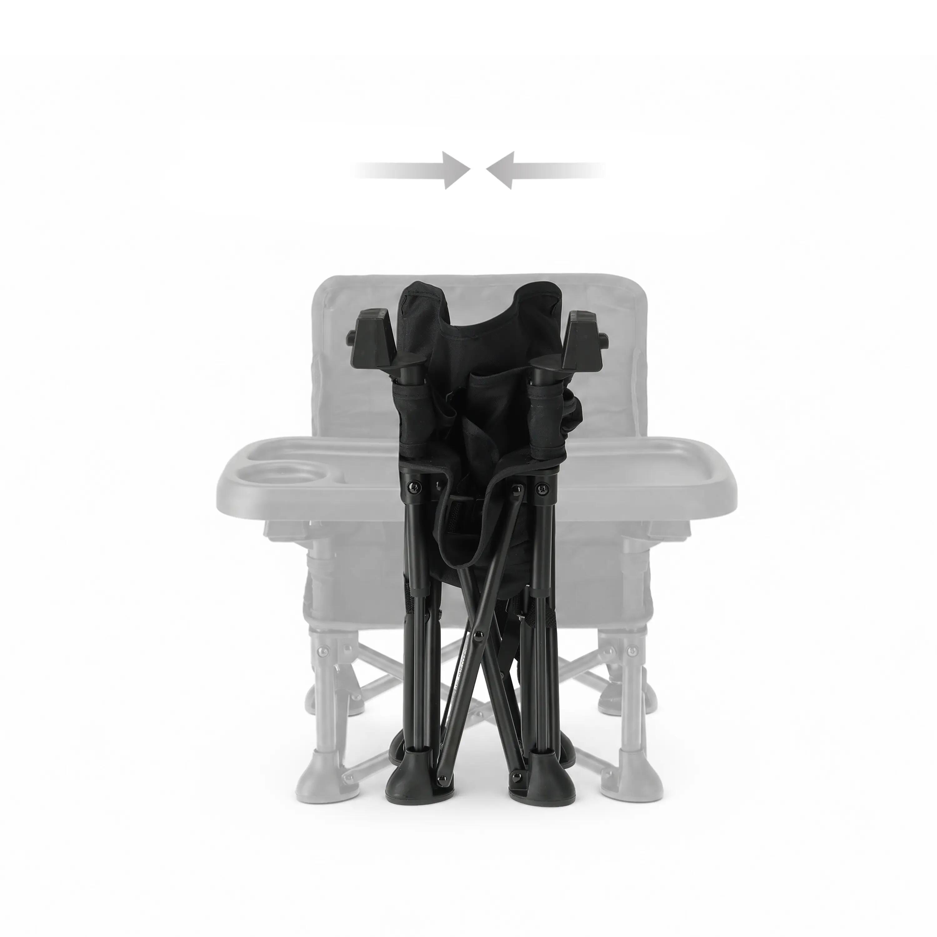Deryan Pop 'N Sit Mini Trona - Asiento elevador plegable - Negro 4/9