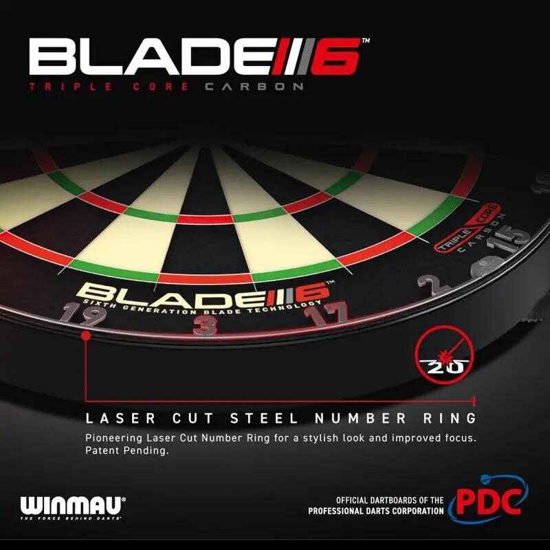 Winmau Wispa + Blade 6 Triple Core Carbon + Catchring 3/7