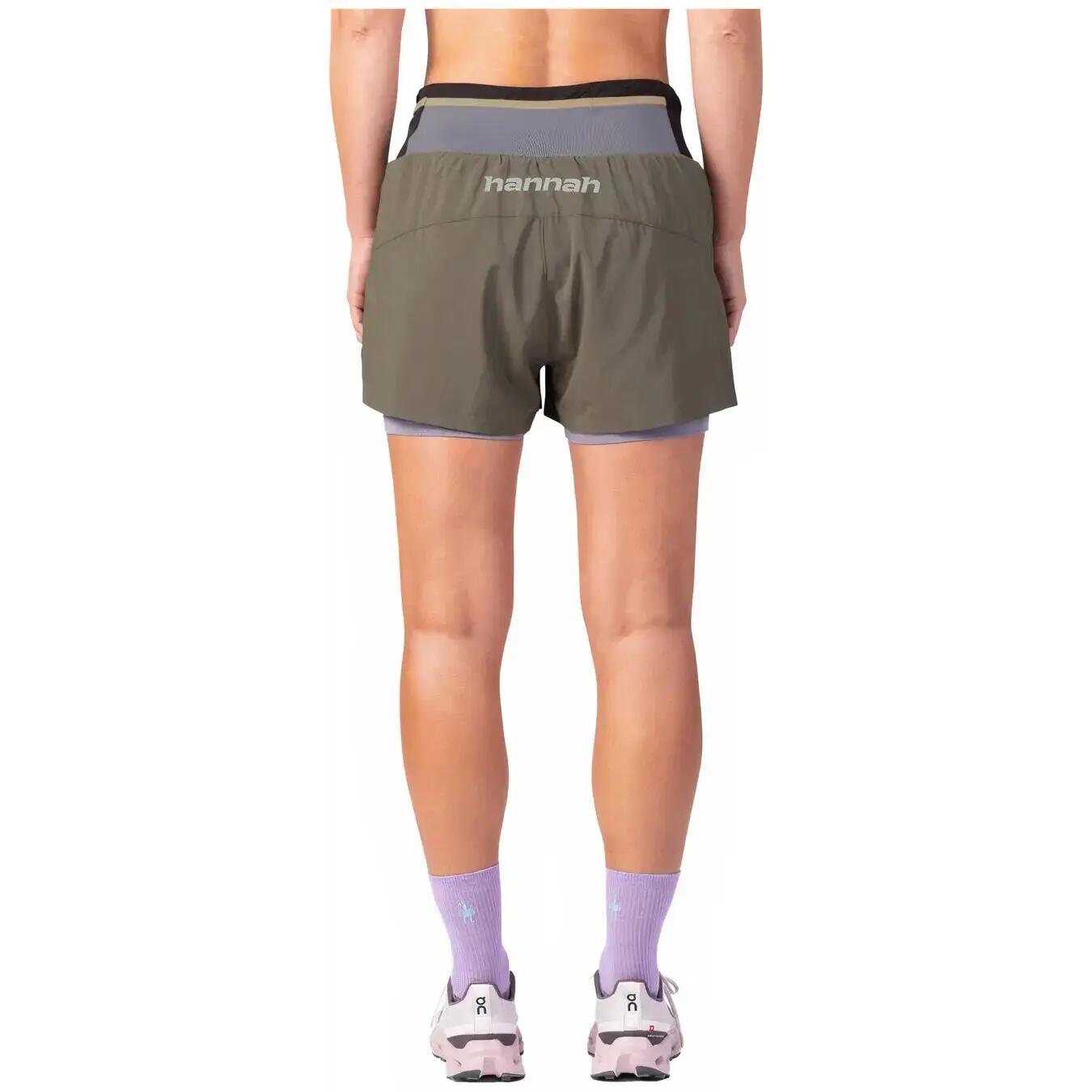 Pantalones cortos de running para mujer con pantalón interior Hannah 5/6
