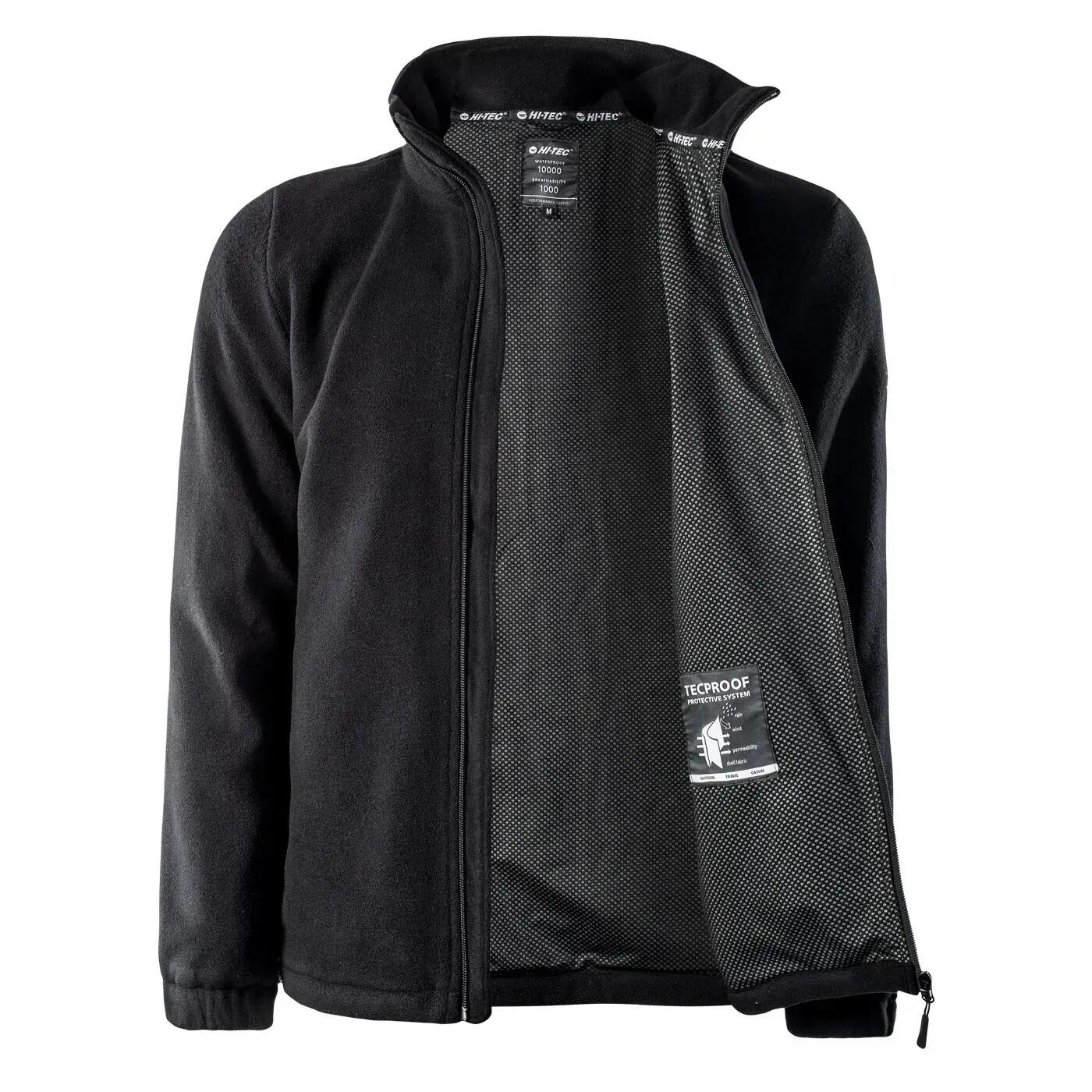 Jas Hi-Tec Ferns Fleece met Rits Zwart 4/5