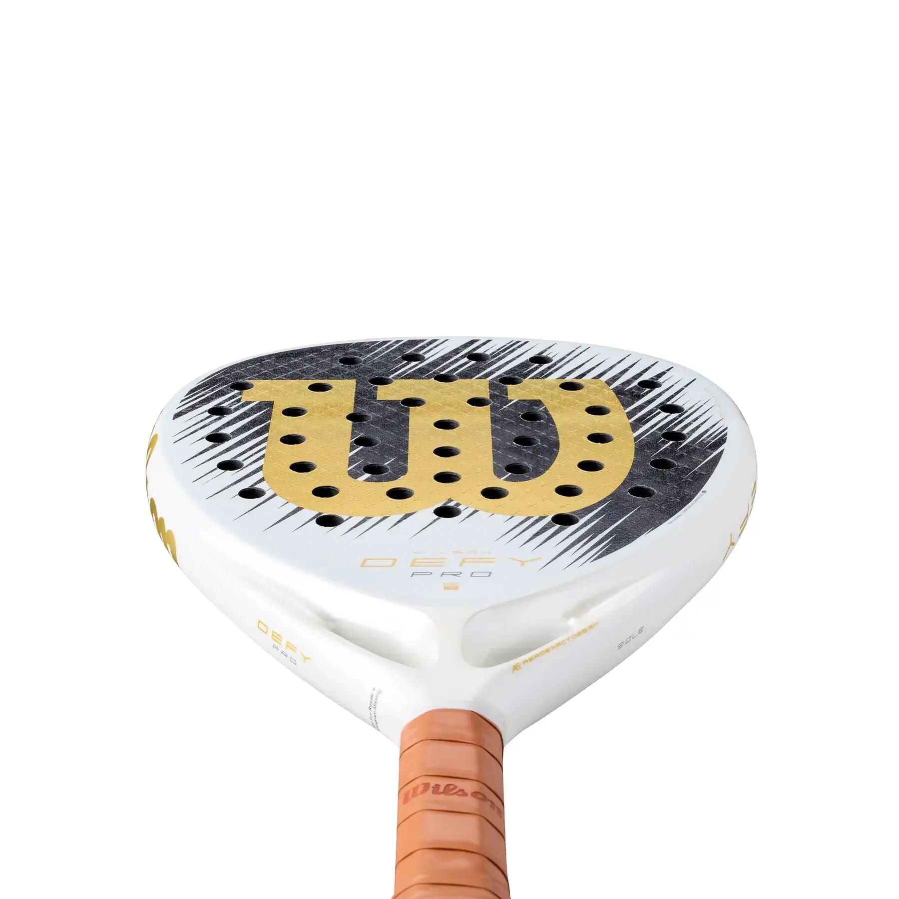 Pala Wilson Defy Pro V1 Blanco Oro 6/7