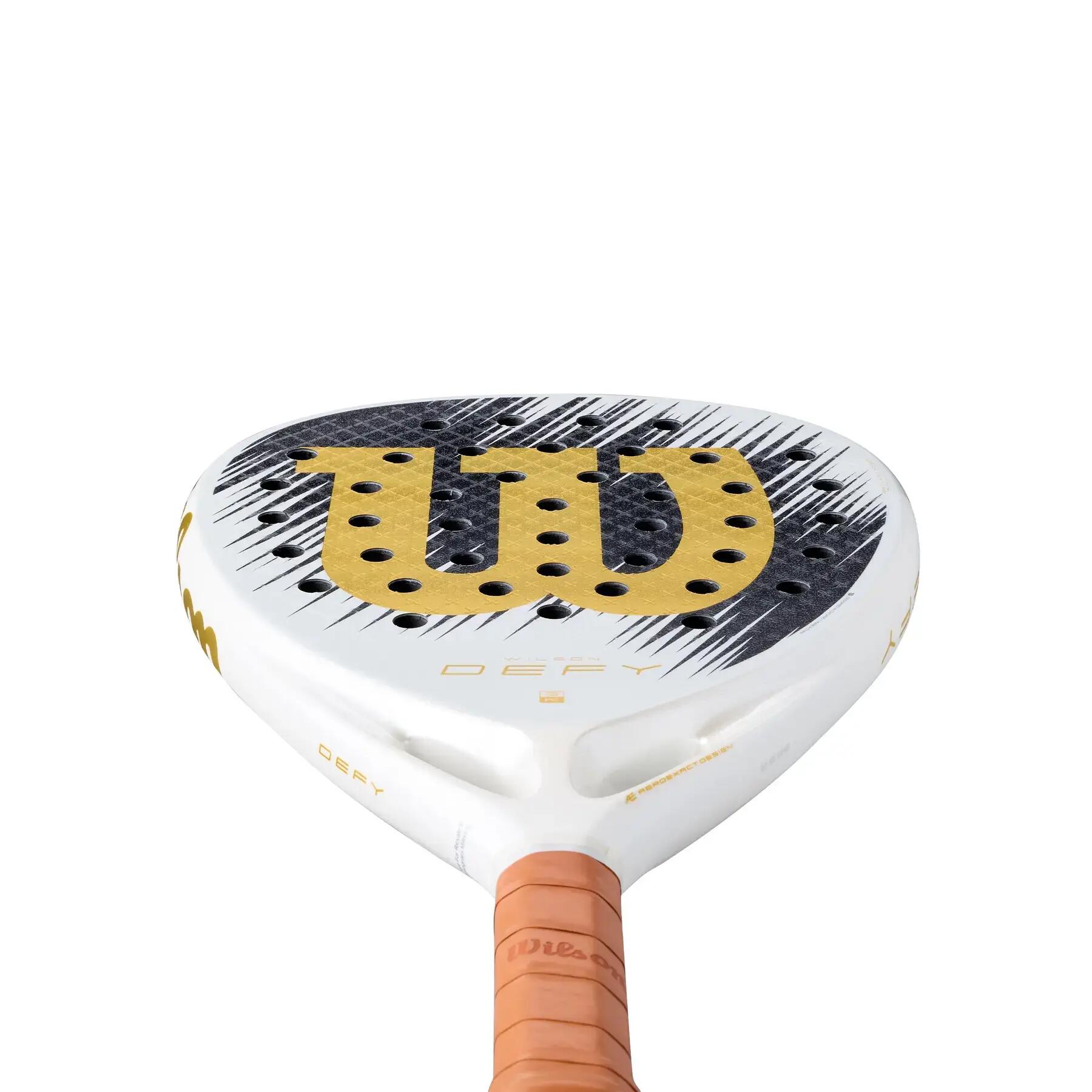 Pala Wilson Defy V1 Blanco Oro 6/7
