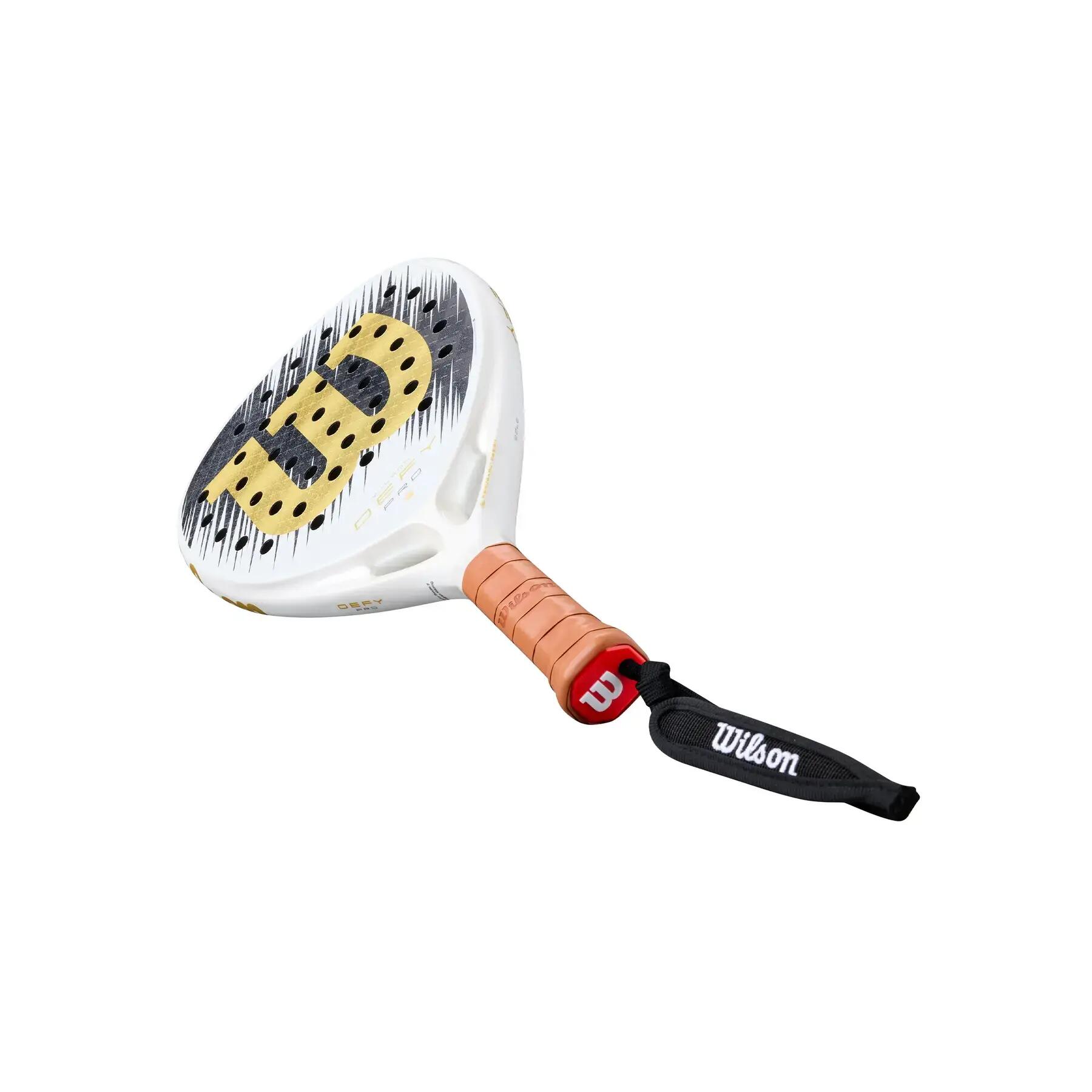Pala Wilson Defy Pro V1 Blanco Oro 5/7