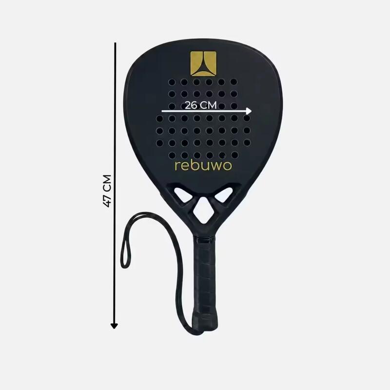 Rebuwo Gold Edition 18K Karbon Diamond Padel Raketi