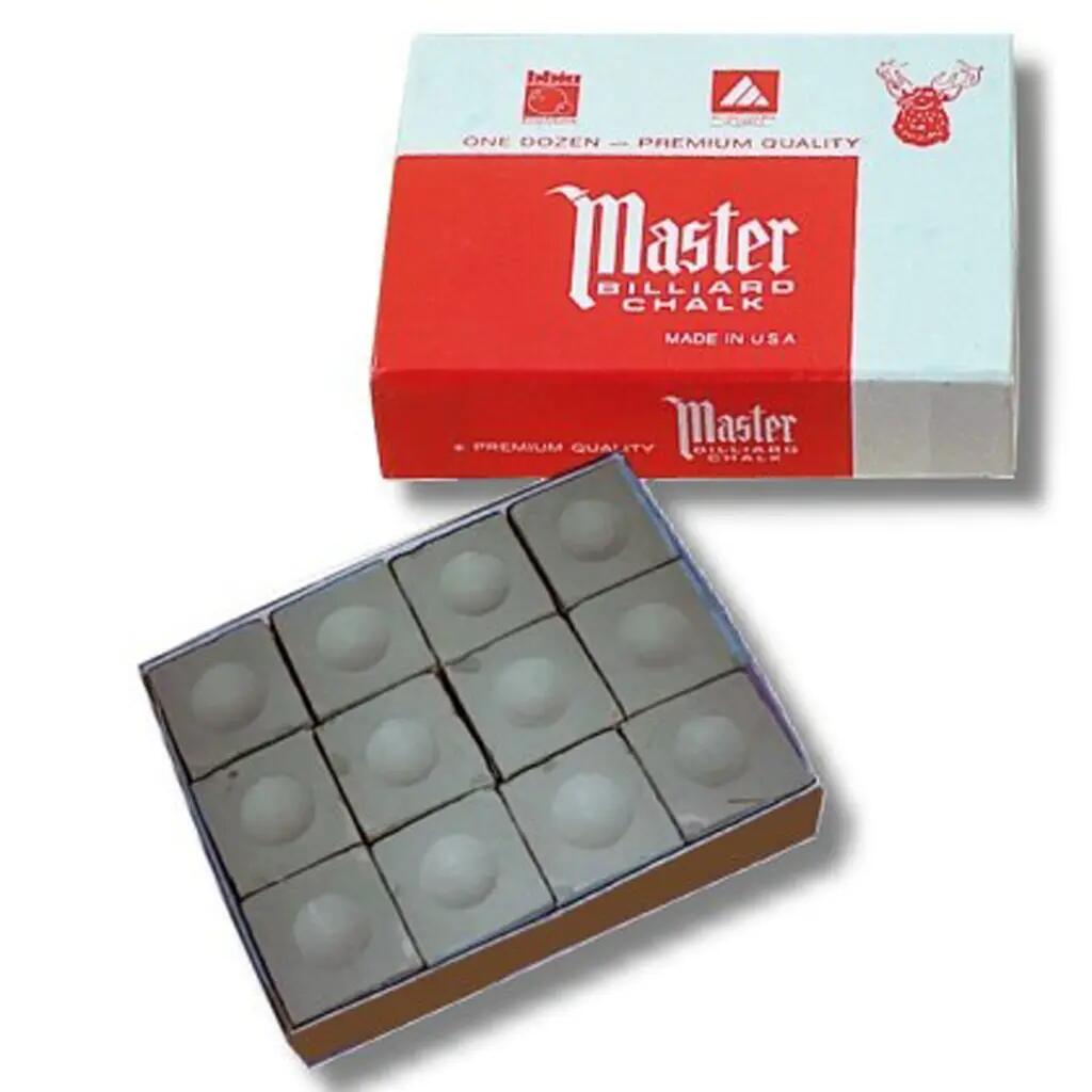 Master Billardstifte (12 Stück) Grau 5/6