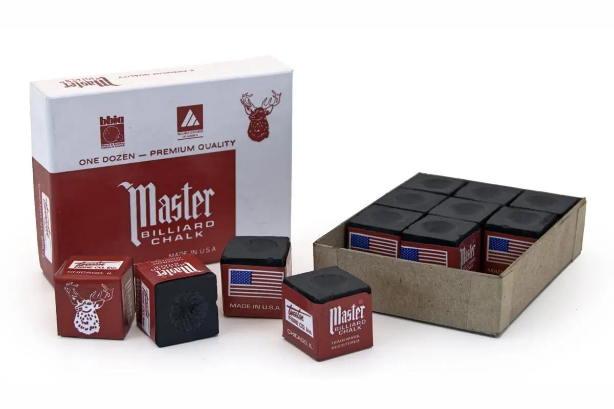 Craie billard - Master noir 6/9