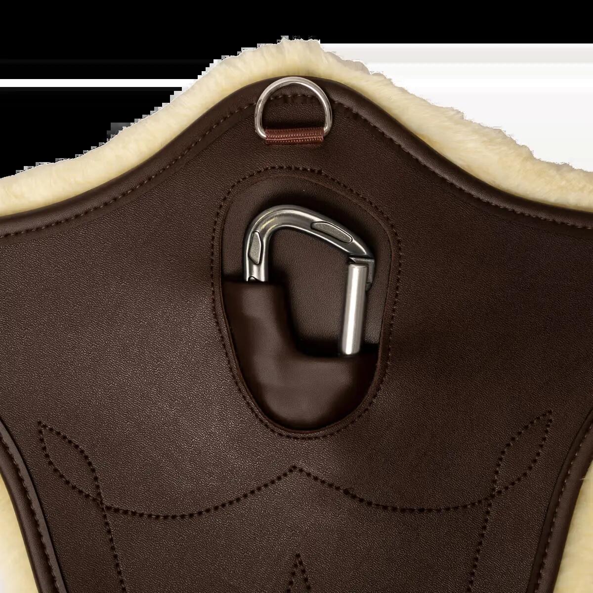 Cinghia bavetta anatomica per equitazione con montone Kentucky 4/4