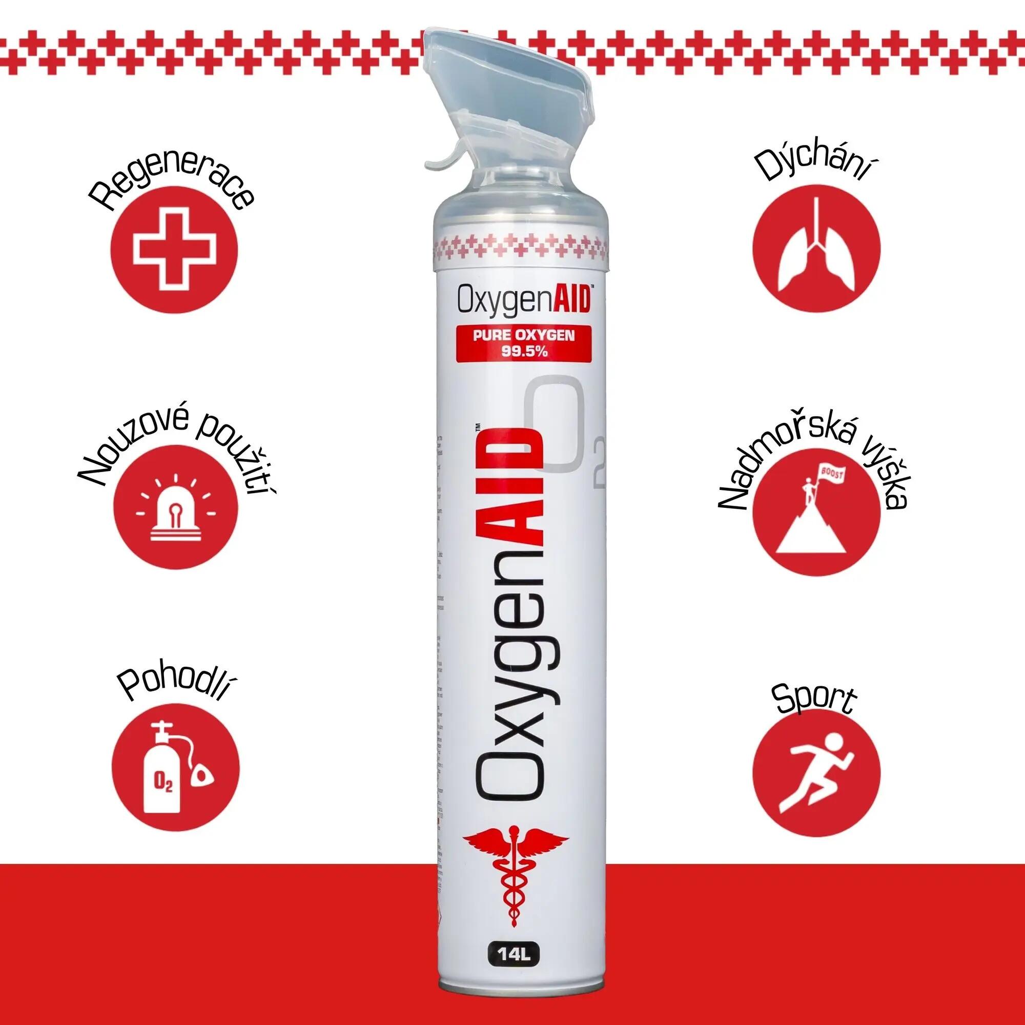 Oxygen AID Sauerstoffdose zum Inhalieren 2/6
