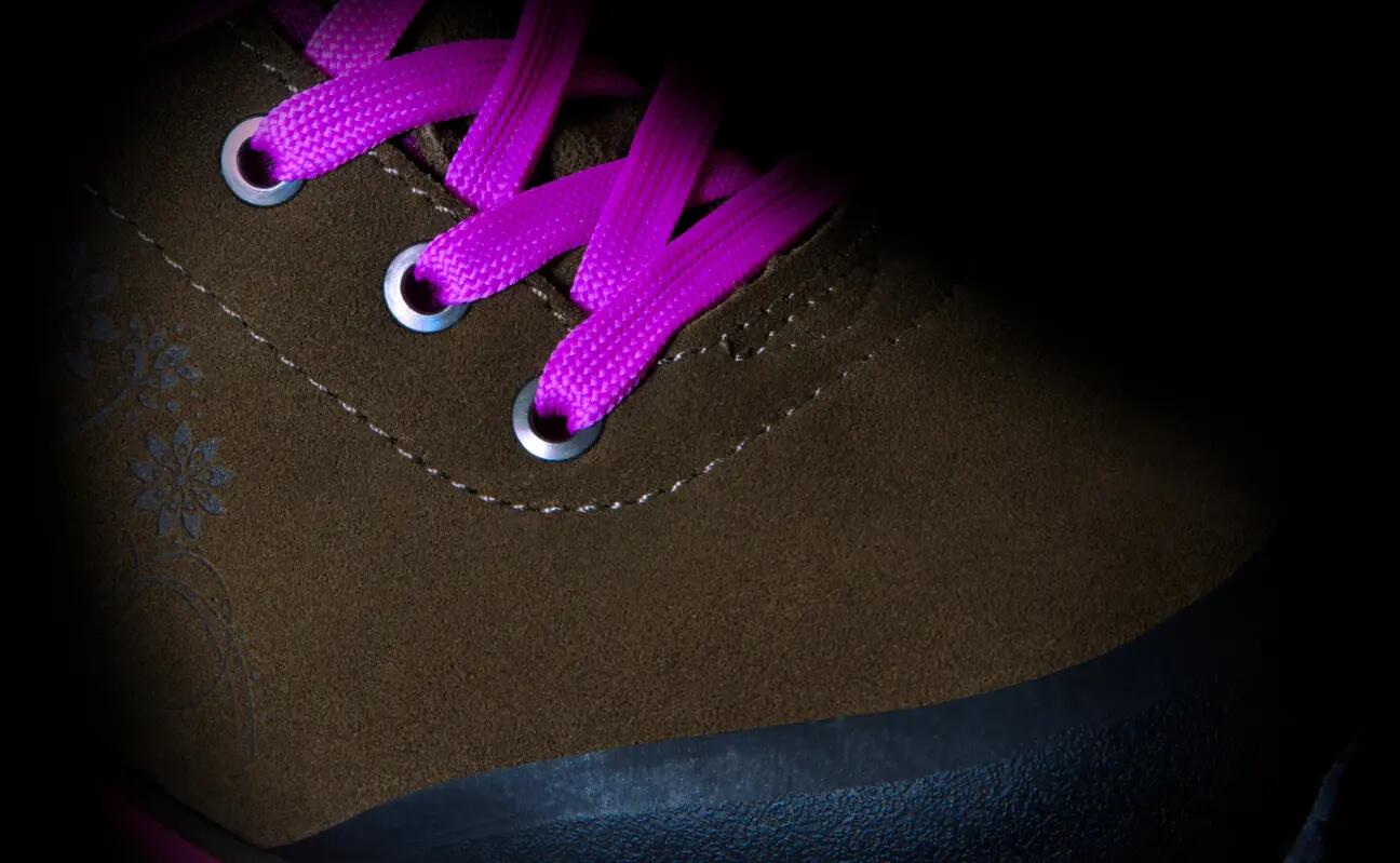Women's trekking and hiking boots HPM59, wool-lined 9/10
