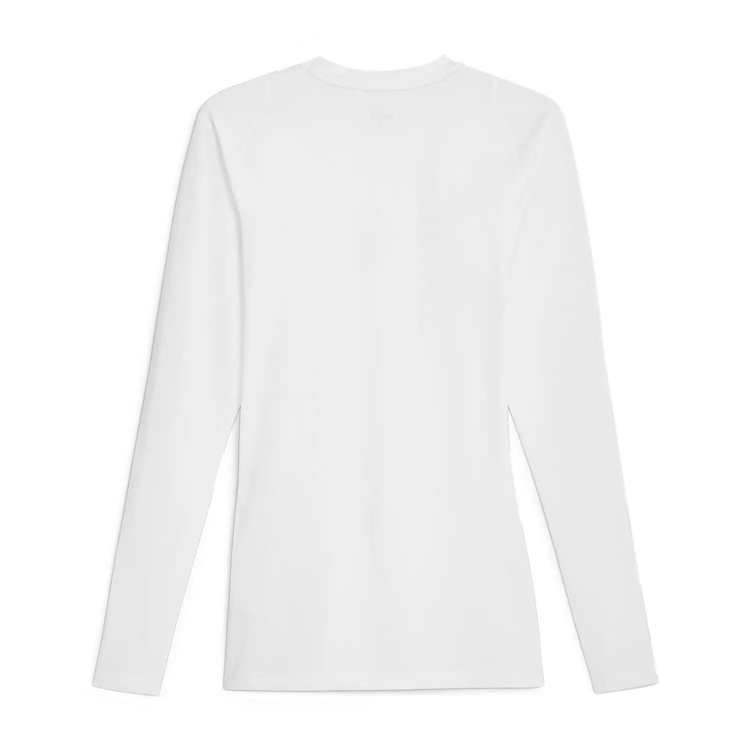 Hoops Team langärmliges Basketball-T-Shirt Herren PUMA White 8/8