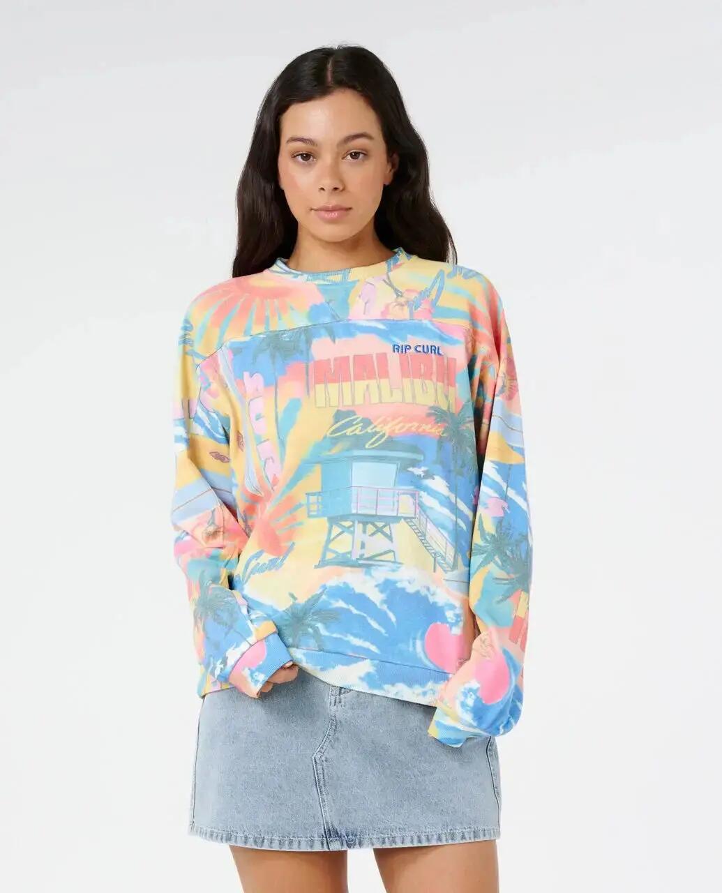Rip Curl Surf Side Relaxed Crew - Multico 3/7