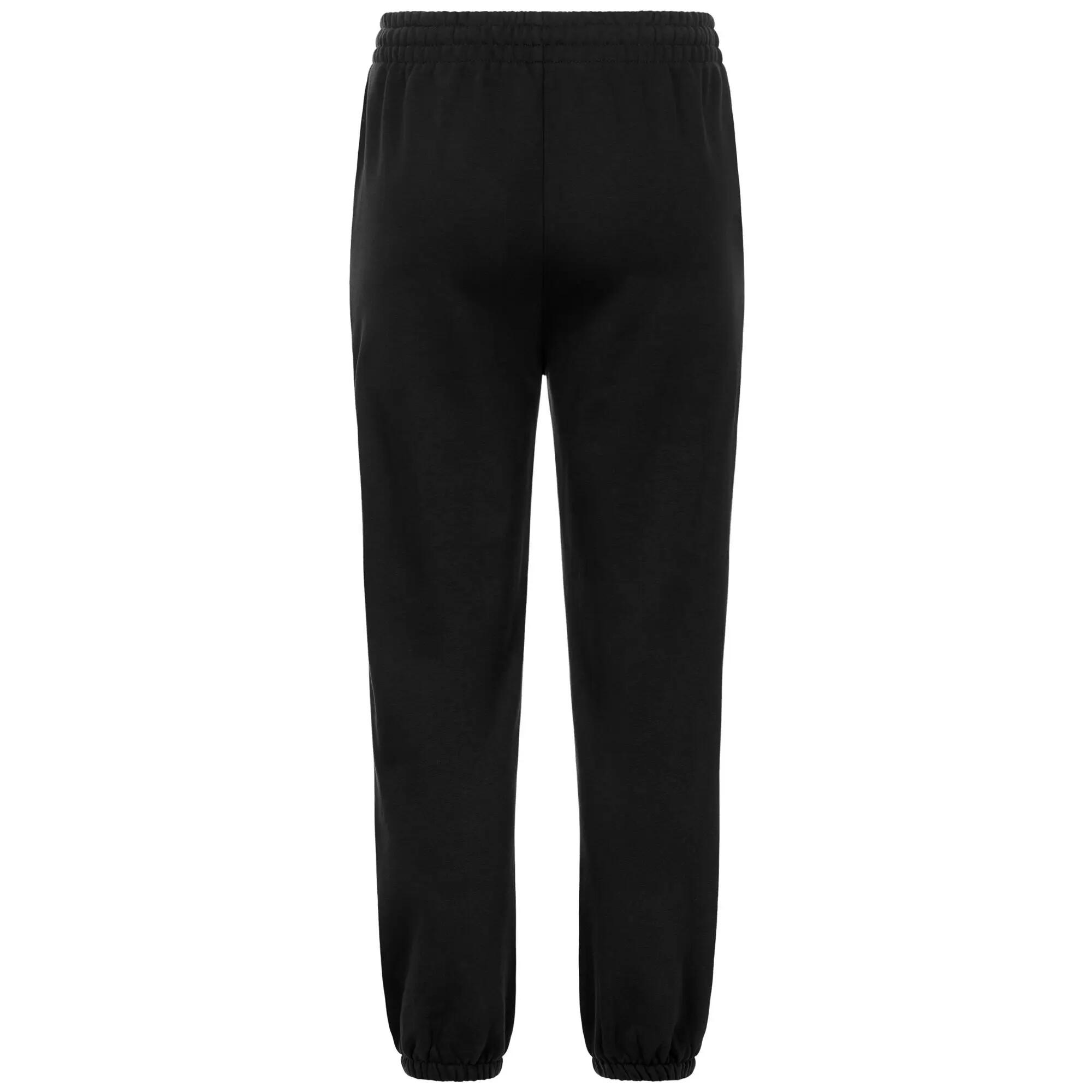 Pantaloni tuta da donna in cotone nero da sportivo/a 3/3