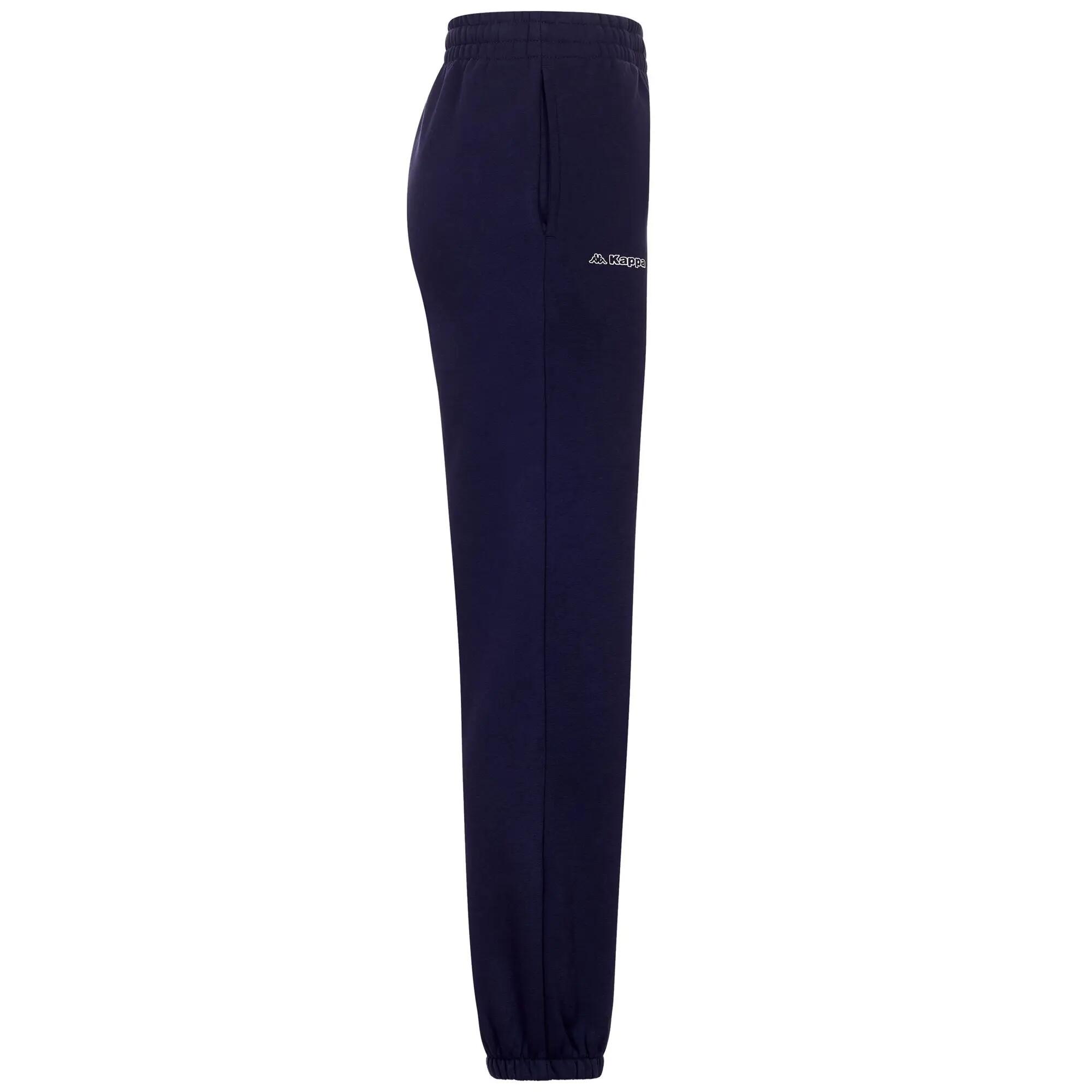 Pantaloni tuta da donna in cotone blu da sportivo/a 2/3