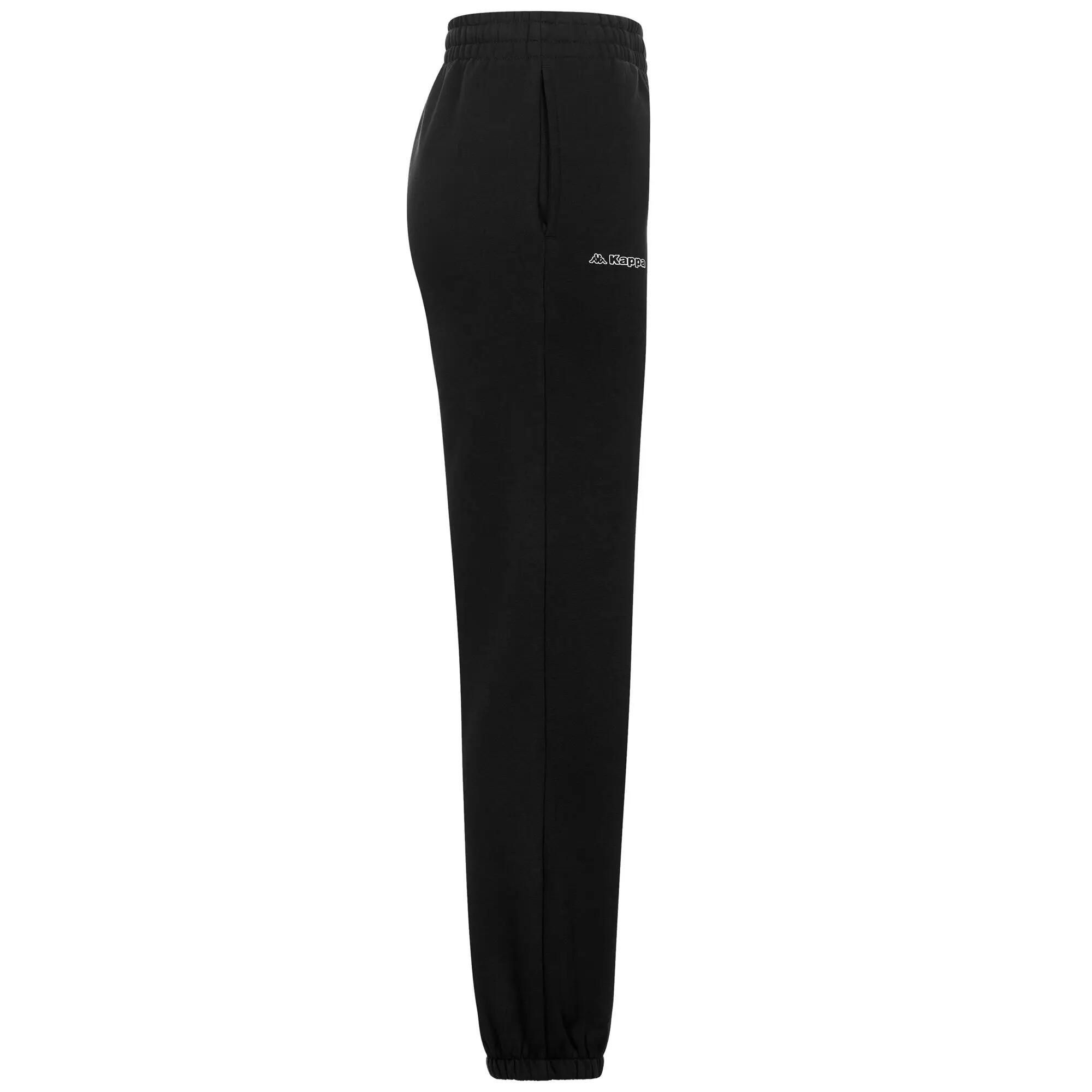 Pantaloni tuta da donna in cotone nero da sportivo/a 2/3