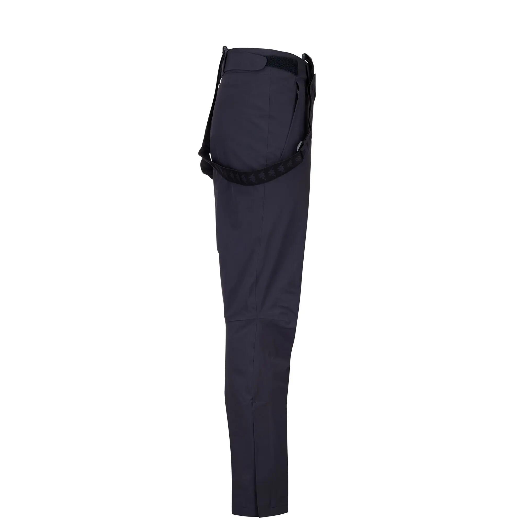Pantaloni tuta da uomo donna in nylon blu da sci 2/3