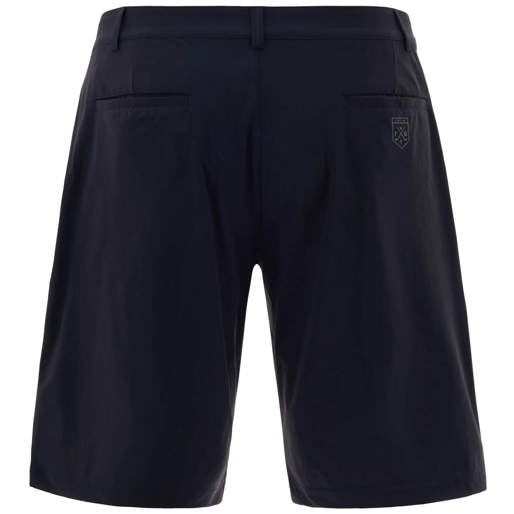 Pantaloncini sportivi da bambino in nylon blu da golf 3/5