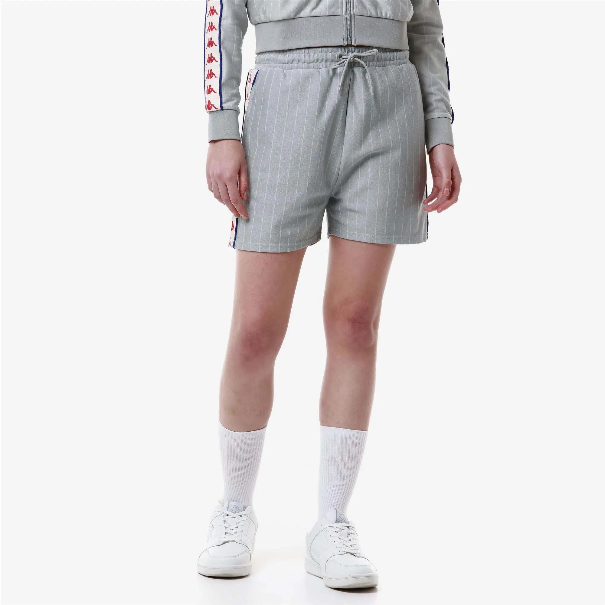 Pantaloncini sportivi da donna in poliestere grigio da sport street 5/7