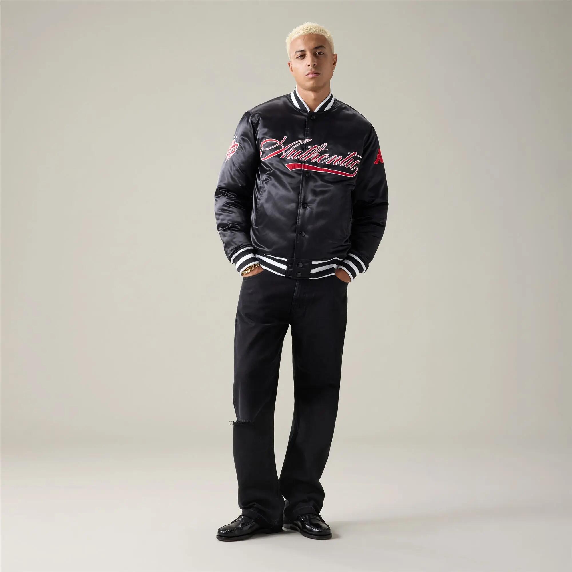 Blouson pour homme noir pour streetwear sportif 4/5